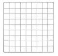 Mini White Grid Panel 14 W X H 1 5 Squares Vinyl Dipped 