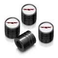 Ram 1500 Trx In White On Black Cylinder-style Premium Aluminum Tire Valve Stem Caps 