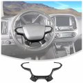Steering Wheel Trim For Chevy Colorado 2015 2022 And Chevrolet Traverse 2018 2023 Dark Wood Grain Interior Accessories Cover 