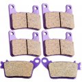 Ocpty Carbon Fiber Brake Pads Fit For 2012 Kawasaki Ninja Zx10r Zx1000k Abs 2009 2011 Suzuki Gsxr1000 Zx1000j Front And Rear