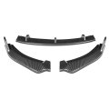 Auto Dynasty 3pcs Gv-style Car Front Bumper Lip Spoiler Wing Body Kit Compatible With Mazda Mx-5 Miata 09-13 Gloss Black