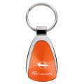 Au-tomotive Gold Tear Drop Key Chain For Plymouth Barracuda Orange