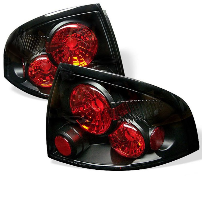 Altezza Euro Style Tail Light Lamp For 2000-2003 Nissan Sentra Black Housing Driver And Passenger Side