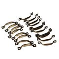 20pcs Mini Wooden Box Pull Handle Drawer Knob Pulls Hardware Replacement 52x11mm