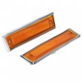 Kuafu Front Fender Side Marker Light Compatible With 1981-1991 Chevy Gmc C K Series Suburban Blazer Jimmy Replace For Gm2551107