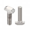 Uxcell M8x30mm T-slot Drop-in Stud Sliding Bolt Screw Carbon Steel For 40 Series Aluminum Profile 10pcs