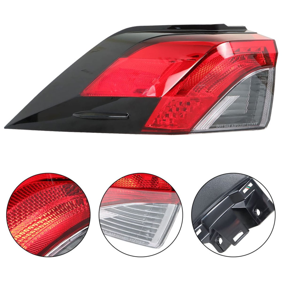Brake Taillight Stop Parking Lamp For 2019 2020 Rav4 Outer Left Side 815600r090 To2804148 Led Replacement Tail Light Assembly