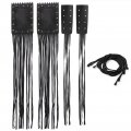 Handlebar Tassel Cover 2pcs Universal Motorcycle Brake Clutch Fringe Grips Cover 