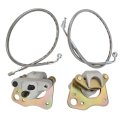 Front Brake Calipers And Hose Lines For Polaris Sportsman 400 450 500 570 700 800 Trail Blazer 330 Boss Scrambler Hawkeye 325