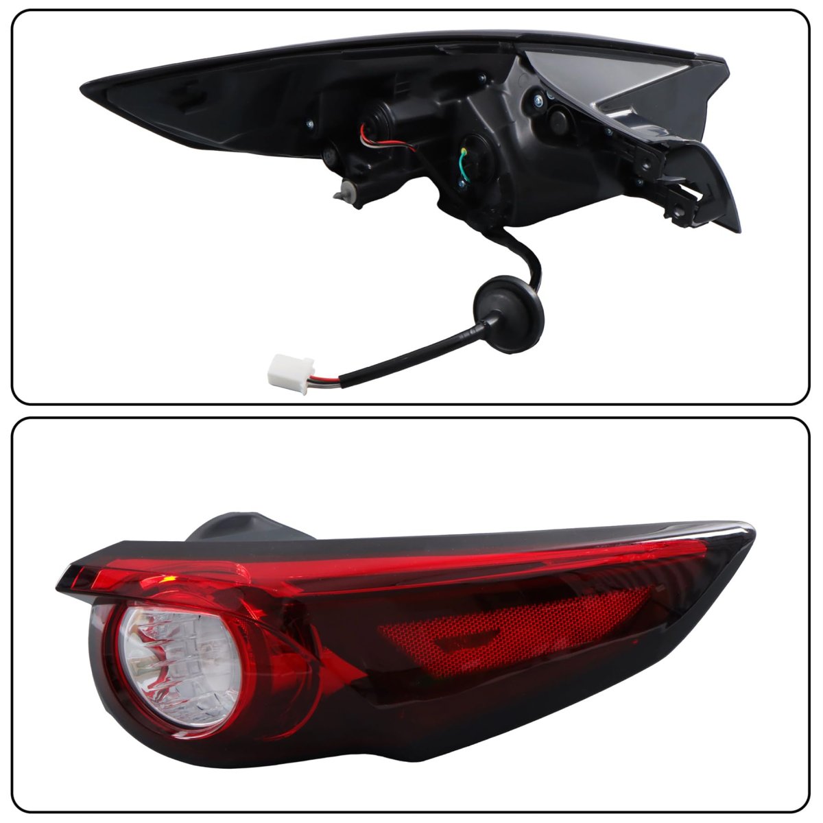 Right Side Outer Tail Light Replacement For Cx-9 2016 2017 2018 2019 2020 2021 2022 2023 Without Eyebrow Tk4951150