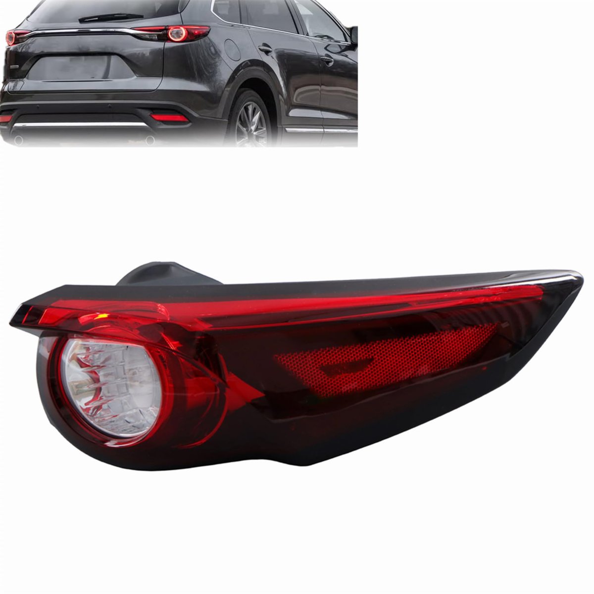 Right Side Outer Tail Light Replacement For Cx-9 2016 2017 2018 2019 2020 2021 2022 2023 Without Eyebrow Tk4951150