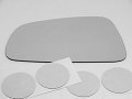 1999-2003 Mitsubishi Galant Left Driver Side Mirror Glass Lens With Adhesive Convex Clear Part Number 2876 