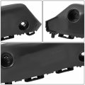 Auto Dynasty Sc1066103 Front Bumper Cover Support Bracket Compatible With Scion Xb 2008-2015 Driver Left Side Polished Black