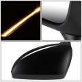 Auto Dynasty Ma1320218 Factory Style Driver Left Side Mirror Manual Folding Power Adjust Heated Glass Turn Signal Compatible