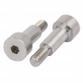 Uxcell 304 Stainless Steel Hex Socket Shoulder Bolt 8mm Dia 16mm Length M6 Thread 5pcs