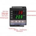 Hilitand Pid Temperature Controller 0a -50a Alarm Rex-c100 Digital Intelligent Thermostat Led Ac110v-240v