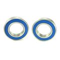 17x30x7mm Precision Ball Bearings Abec 3 Blue Rubber Seals 2 