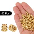 50pcs M3 Threaded Inserts Brass Heat Set M3x5mm Od 5mm Knurled Insert Nuts 3d Printing Female