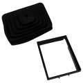 Saihisday 2pcs 53000056 Shifter Boot Retainer Bezel Kit Replacement For Tj Wrangler 1997 1998 1999 2000 2001 2002 2003 2004 