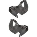 Front Bumper Retainer Pair For Gmc Sierra 1500 2007 To 2013 Rear Driver And Passenger Side Set Black Gm1042121 Gm1043121 