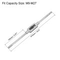 Adjustable Tap Wrench Handle For Metric M9-m27 W7 16-1s Thread Tap Holder Reamer Hand Tapping Tool Machinist Repair Medium
