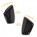 Ecotric Motorcycle Pair Black Panel Battery Cover Fairing Compatible With 1984-up Yamaha Xv 700 750 1000 1100 Virago Side