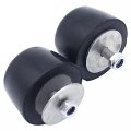 2 Pcs Black Rubber Bumper Cushion Hood Bump Stop For Jeep Wrangler Jk 1987 2018 Kj71051bk Heavy Duty Bumpers With Hardware 