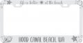 Sunrise Bay The Bahamas Life Is Better At Beach Souvenir Engraved Metal License Plate Frame White 