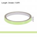 Uxcell 4rolls Glow In The Dark Tape 0 3 Inch X 9 8 Ft Fluorescent Adhesive Luminous For Stairs Walls Steps Exit Sign Home