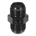 16an6an Male Fuel Fitting Fit 1 Hole 2 48 Length Aluminum Straight Union Coupler Connector Hose Adapter With 1 8 Npt Gauge Port 