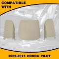 Kuafu Center Console Armrest Cover Door Compatible With 2009-2015 Honda Pilot Lid Front Panel Gray