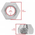 Caltric Wheel Lug Nut Compatible With Arctic Cat Prowler 500 550 650 700 Wildcat Tbx700 3323-173 X8