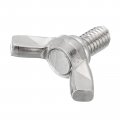 Uxcell 30pcs M6-1x10mm Wing Butterfly Screws Bolts 304 Stainless Steel Bolt Thumb Hand