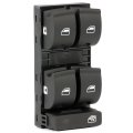 Driver Side Power Master Window Switch Fit For 2002-08 Audi A4 Excluding Convertible Models Front Qua Replaces 8ed959851 