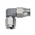 Fragola Hose End 6an X 90 Degrees Forged Double Swivel Ptfe Fitting 609006 Silver Metal 