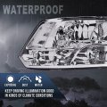 G-plus Headlights Assembly Compatible With 2009 2010 2011 2012 2013 2014 2015 2016 2017 2018 Ram 1500 2500 3500 Bumper Headlamp