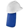 Chill-its 6717 Evaporative Polymer Cooling Hard Hat Neck Shade Solid Blue 