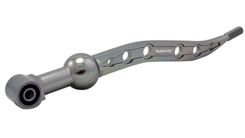 Vms Racing Dual Bend Short Throw Shifter In Gunmetal Gray Grey Dark Silver Cnc Aluminum Metal For Honda Civic 88-00 And Del Sol