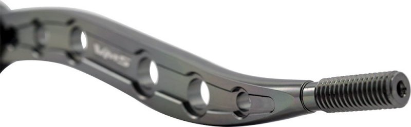 Vms Racing Dual Bend Short Throw Shifter In Gunmetal Gray Grey Dark Silver Cnc Aluminum Metal For Honda Civic 88-00 And Del Sol