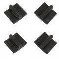 Labwork Rear 4 Leaf Spring Rubber Bumper Set Replacement For 1980-2020 F-250 F-350 F-450 F-series Super Duty Truck