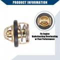 Hihaha No Atv Utv Thermostat Kit W Seal For Polaris Sportsman 400 450 Ranger 500 4 Stroke Inner Engine Replace Anti Corrosion 1