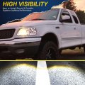 G-plus Headlights Assembly Compatible With 1997 1998 1999 2000-2002 Ford Expedition Bumper Headlamp Clear Lens Chrome Housing