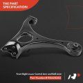 A-premium Front Right Lower Control Arm With Bushing Compatible Honda Civic 2006-2011 Acura Csx