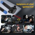 Ocpty Ignition Coil Pack Compatible With 2010-2013 For Acura Mdx 7l V6 2013-2015 Rdx 3 5l Set Of 6 Coils 3-pins Replacement