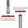 Harfington Chucking Reamer 8 2mm H7 C1 K30 Carbide Tip Precision Straight Flutes Round Shank Lathe Machine Milling Cutter