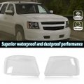G-plus Headlight Lamps Protector Clear Lens Cover Compatible With 2007-2014 Chevy Tahoe Suburban 1500 2007-2013 Avalanche 2500