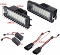 2pcs Error Free Led License Plate Lights 6000k White For Vw Golf Gti Mk4 Mk5 Mk6 Mk7 Passat B6 Cc Polo Eos Phaeton Beetle And