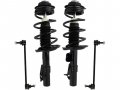 Front Strut Coil Spring Sway Bar Link Kit 4 Piece For 2013-2016 Dodge Dart Limited And Gt 