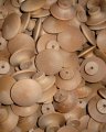 2 Birch Wood Unfinished Drawer Knobs Pulls Handles Natural Round Cabinet Furniture Without Screws 10 
