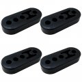 4pcs Black Rubber Exhaust Tail Pipe Mount Holder Bracket Hanger Insulator For Replace Old Or Cracked 4 33 Length 